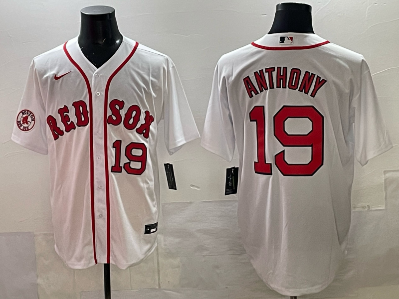 Men 2025 Boston Red Sox #19 Anthony white Nike MLB Jersey 002->boston red sox->MLB Jersey